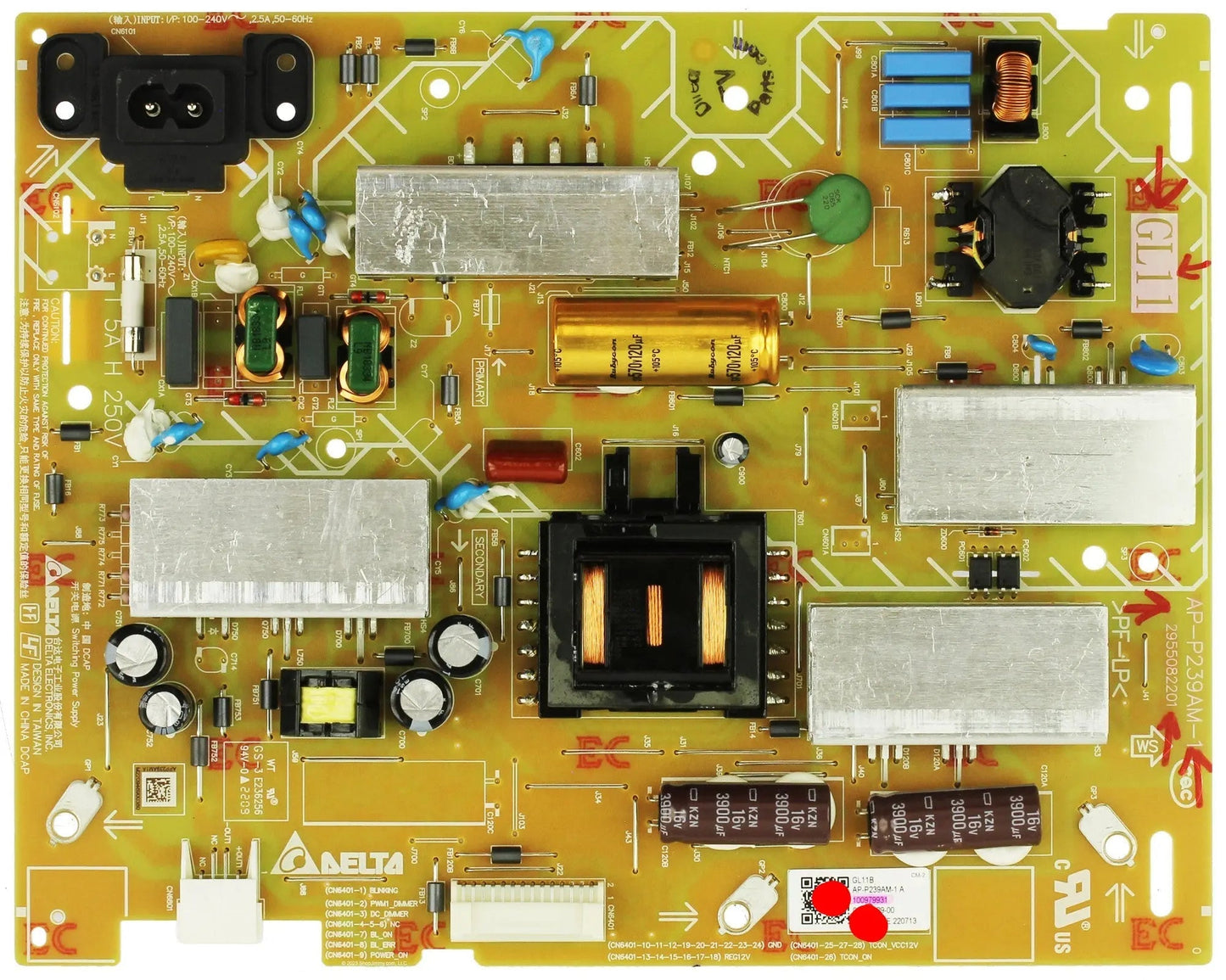 1-009-799-31 Sony GL11 Power Supply