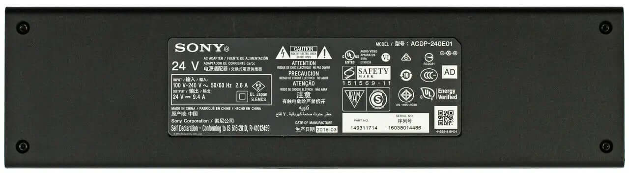 1-493-117-51 Sony AC Adapter w Cable
