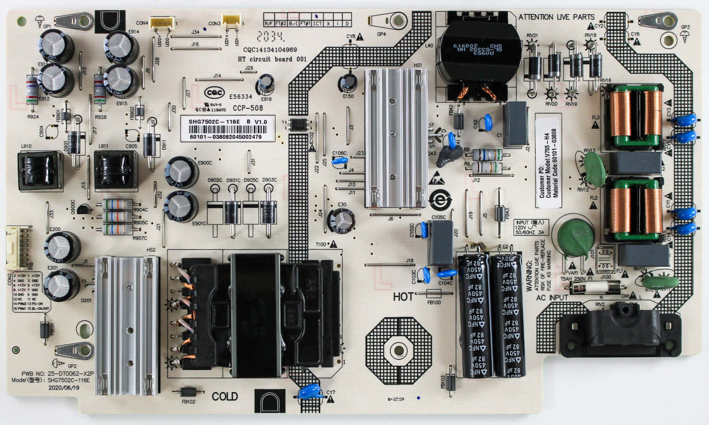 Vizio 60101-03775 Power Supply