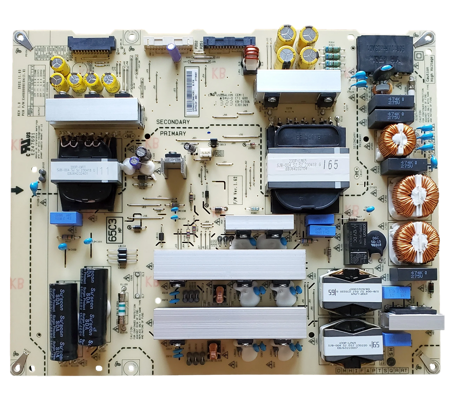 EBR37739401 LG Power Supply Board