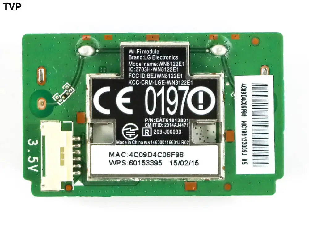 LG EAT61813801 WN8122E1 Wi-Fi Module