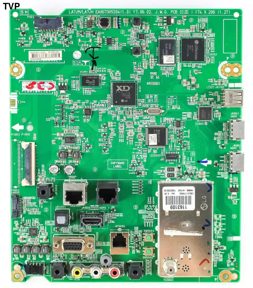 LG EBT64677001 Main Board