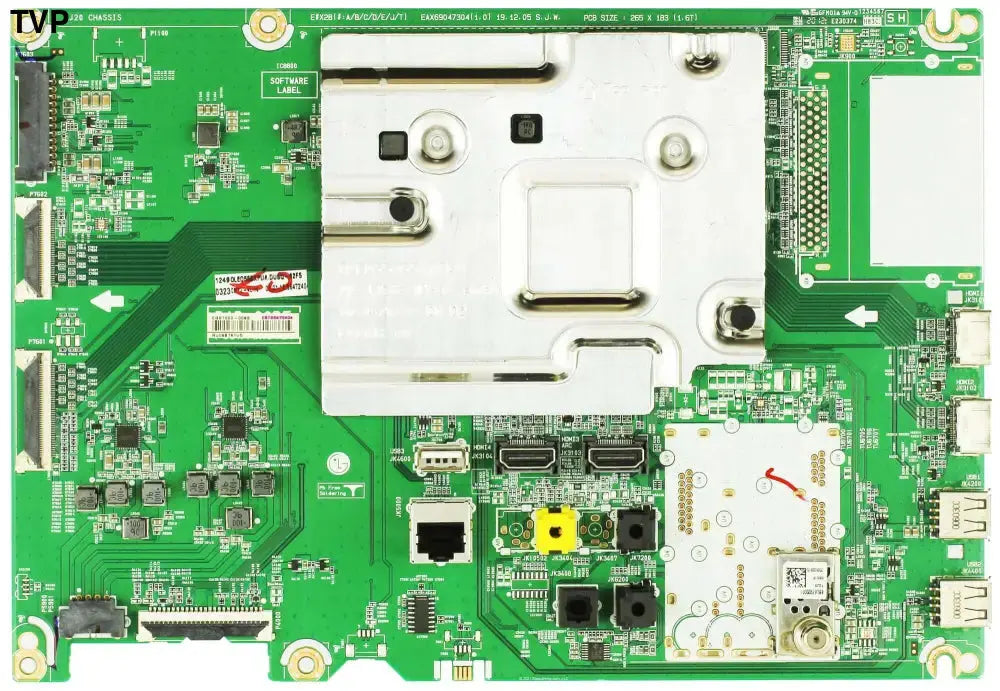 LG EBT66472404 Main Board for OLED55BXPUA DUSQLJR