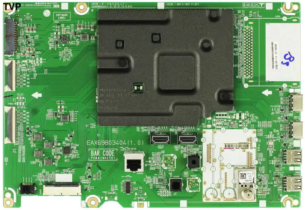 LG EBT66914502 Main Board for OLED55B2PUA DUSQLJR