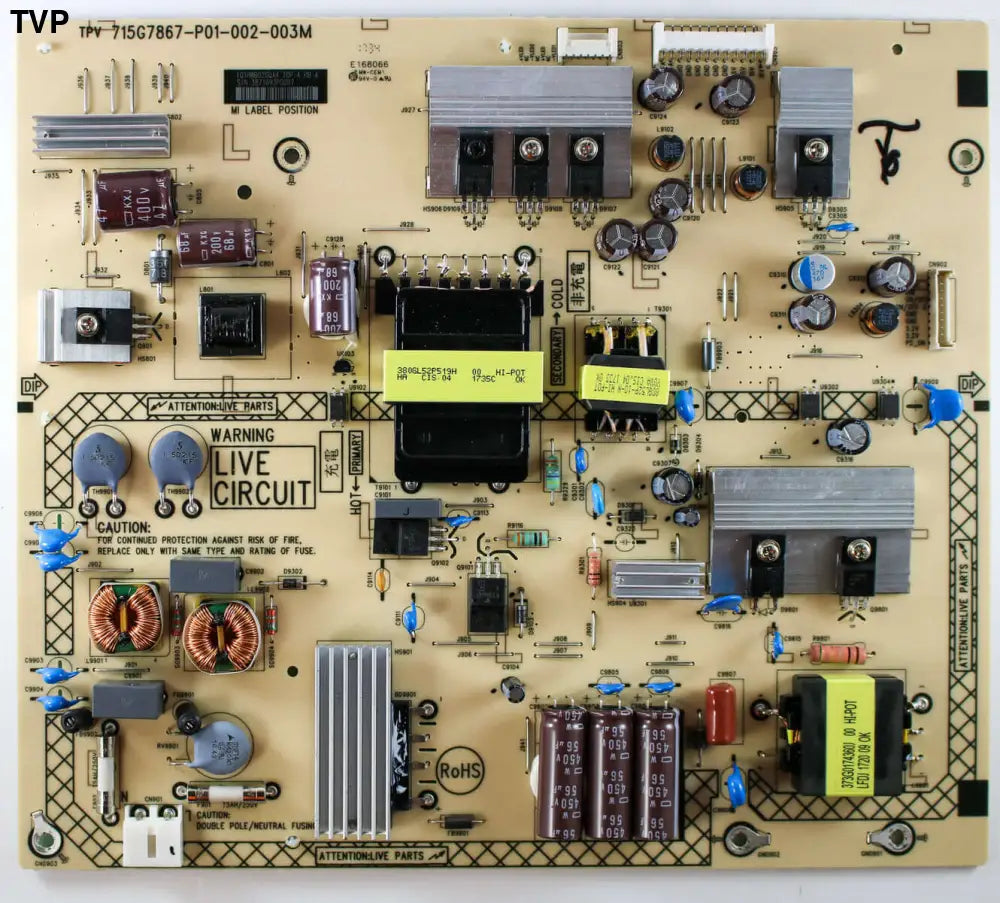 PANASONIC DPVF1813ZA Power Supply Board