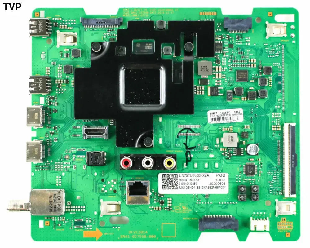 Samsung BN94-15313X Main Board for UN75TU8000FXZA Version BB01