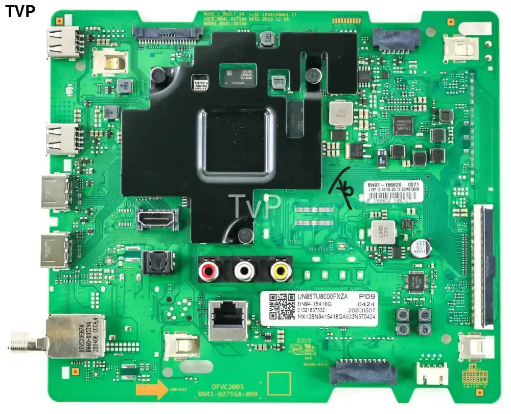 Samsung BN94-15418G Main Board for UN85TU8000FXZA (CA01 Version)