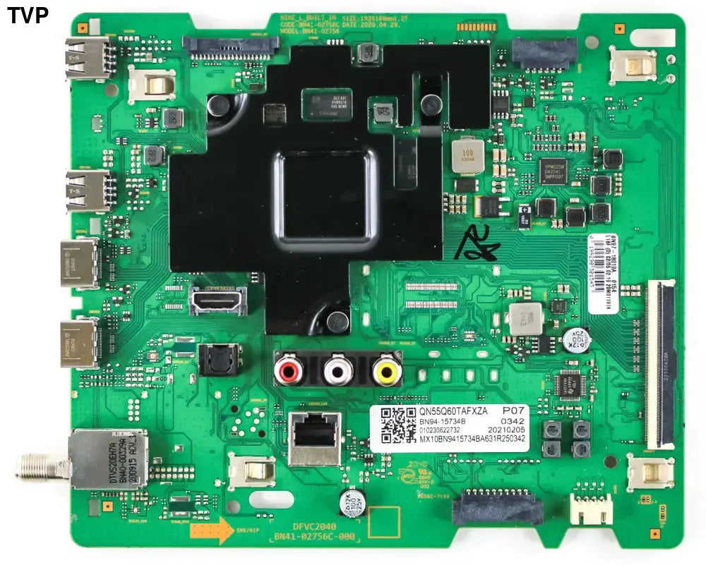 Samsung BN94-15734B Main Board for QN55Q60TAF Version CD02