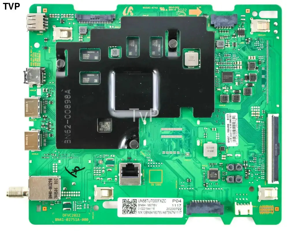 Samsung BN94-16076V Main Board for UN58TU7000F Version XA03