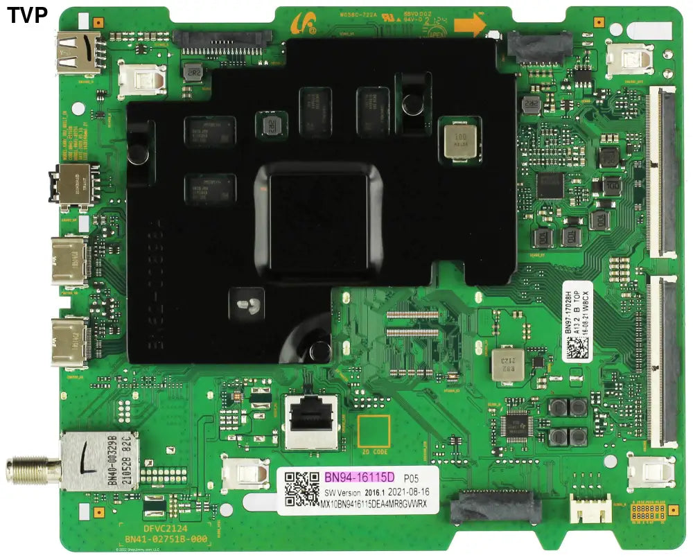 Samsung BN94-16115D Main Board for UN55TU700DFXZA Version FP15