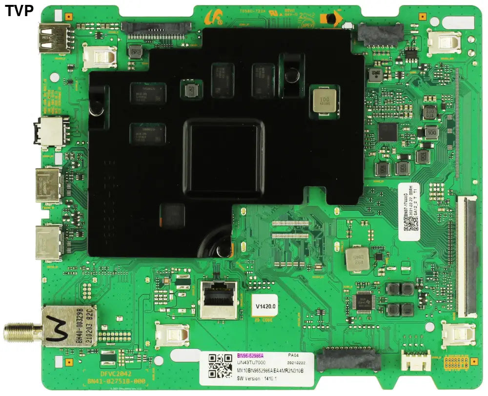 Samsung BN96-52986A Main Board for UN43TU7000F Version XA08