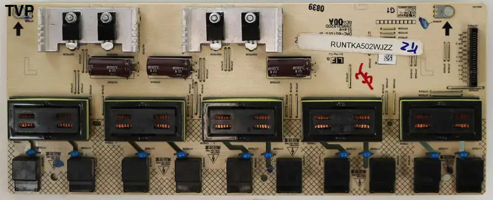 SHARP RUNTKA502WJZZ DAC-60T015 BF Backlight Inverter