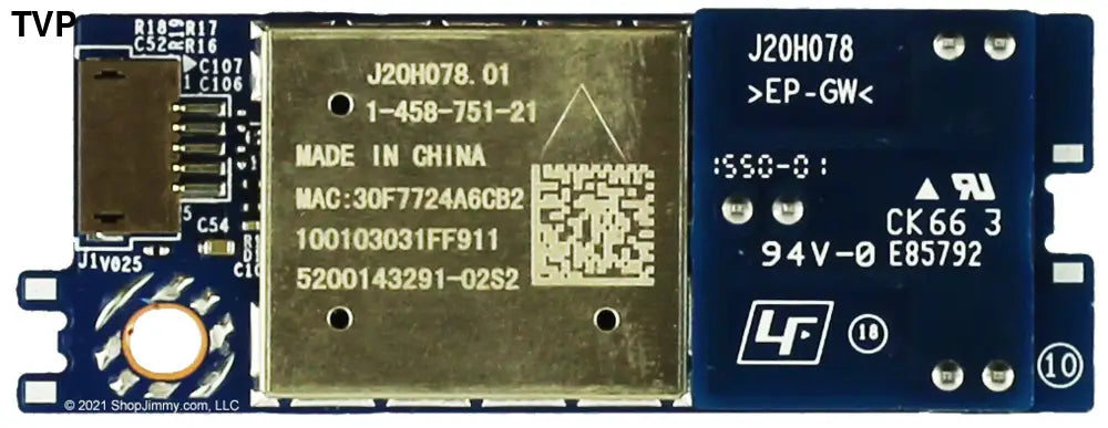 SONY 1-458-751-21 WI-FI MODULE