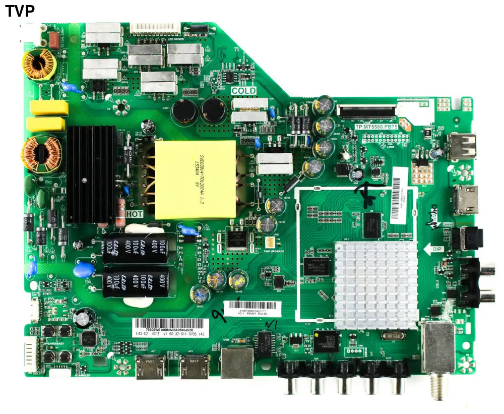 VIZIO 755.00W01.A007 Main Board