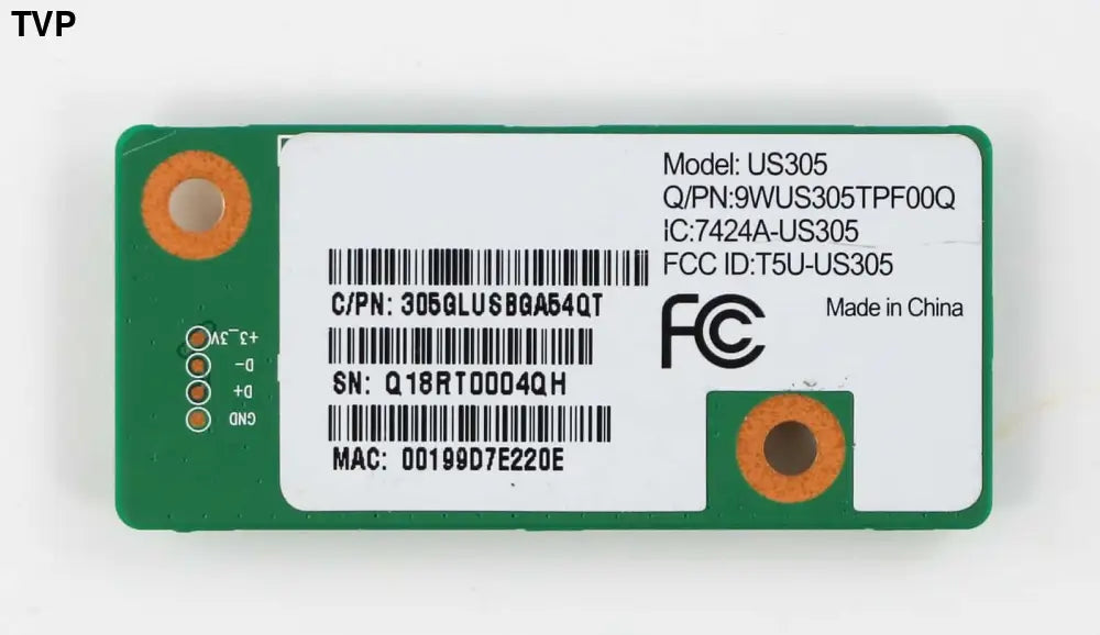 VIZIO 9WUS305TPF00Q US305 Wlan Module