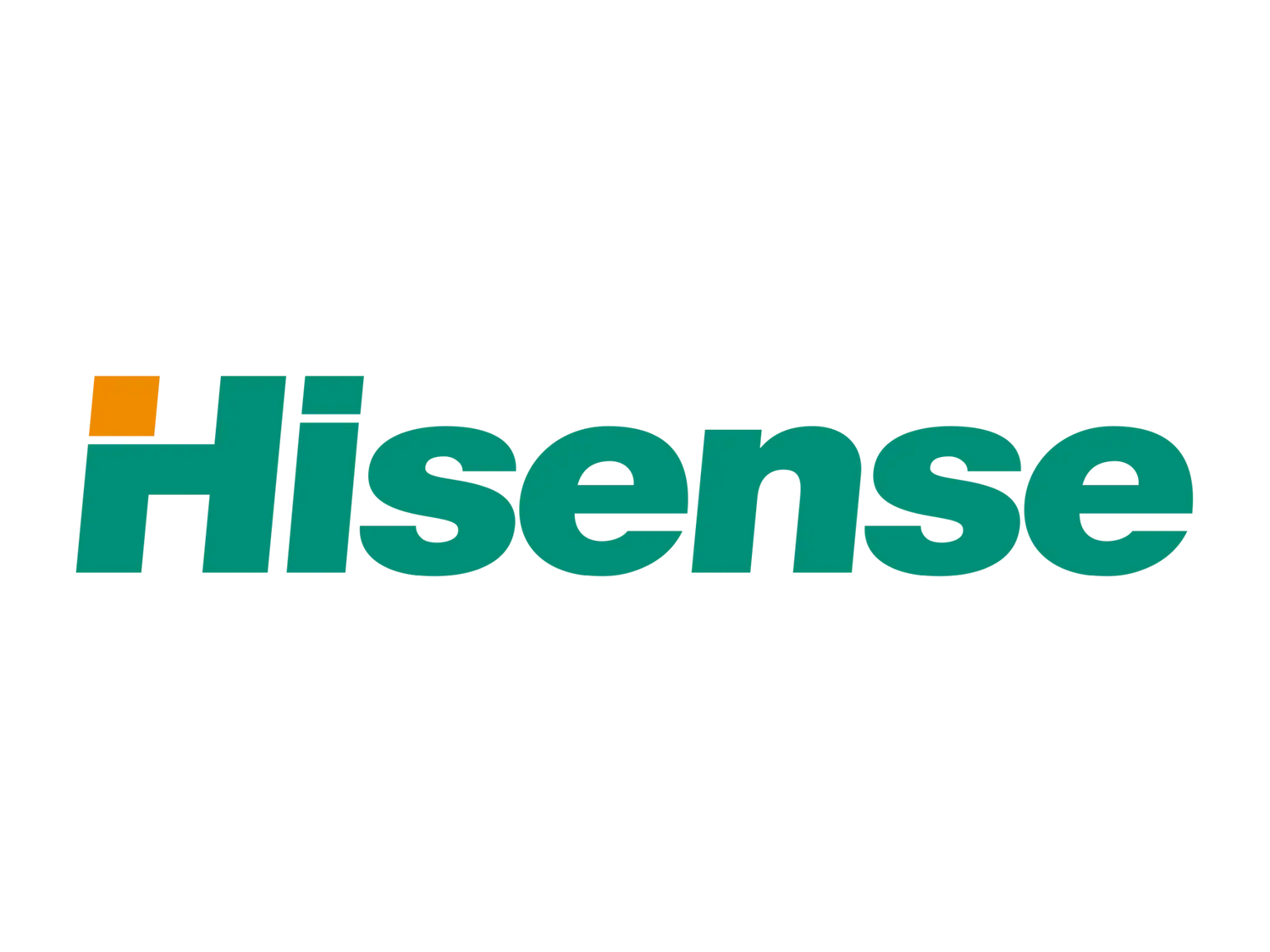 Hisense logo in teal and orange, for power supply main board