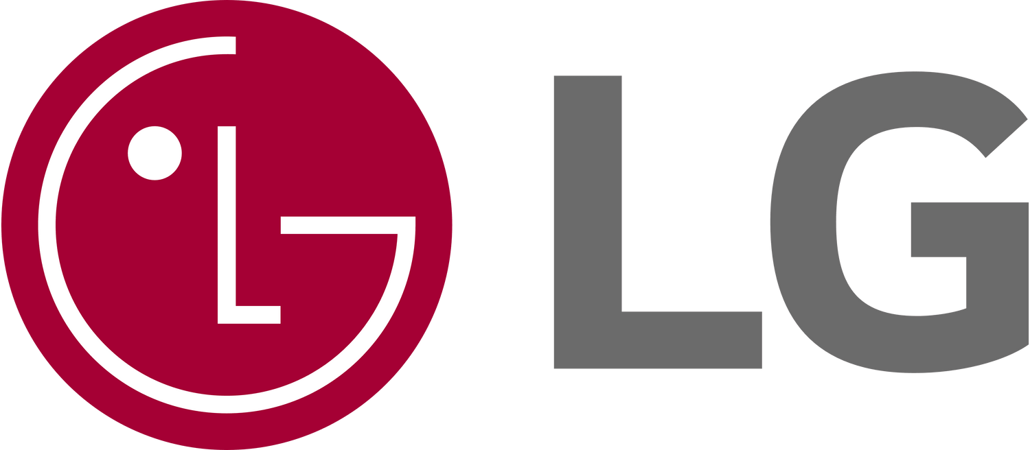 LG logo with red circle and white text on main board power supply in LG collection