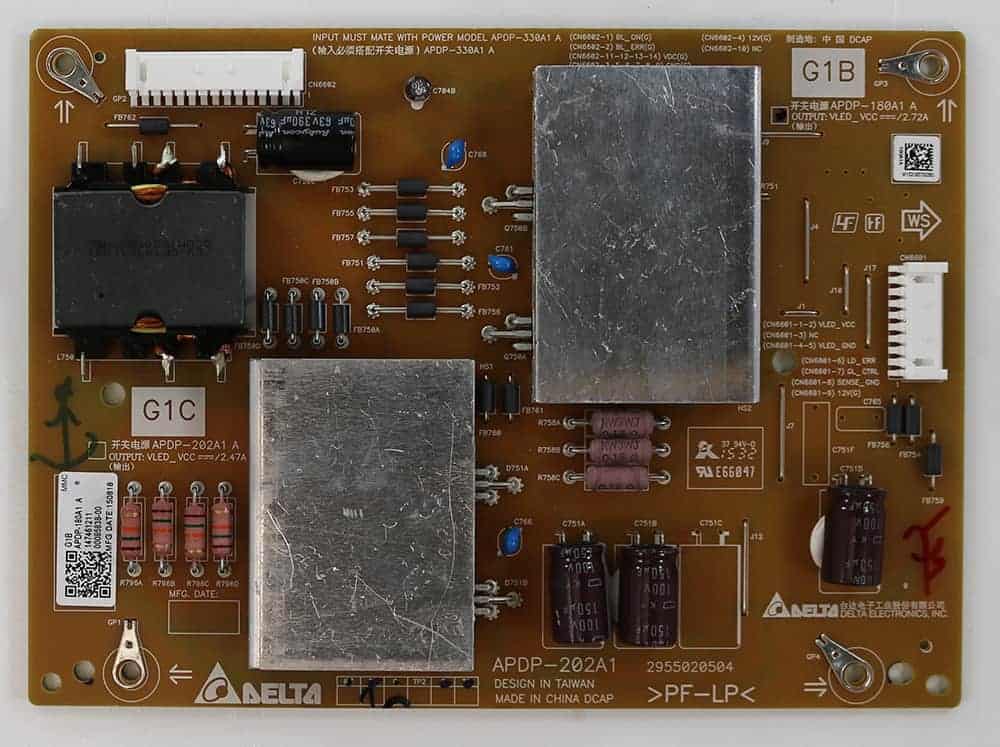 SONY 1-474-612-11 G1B Power Board  