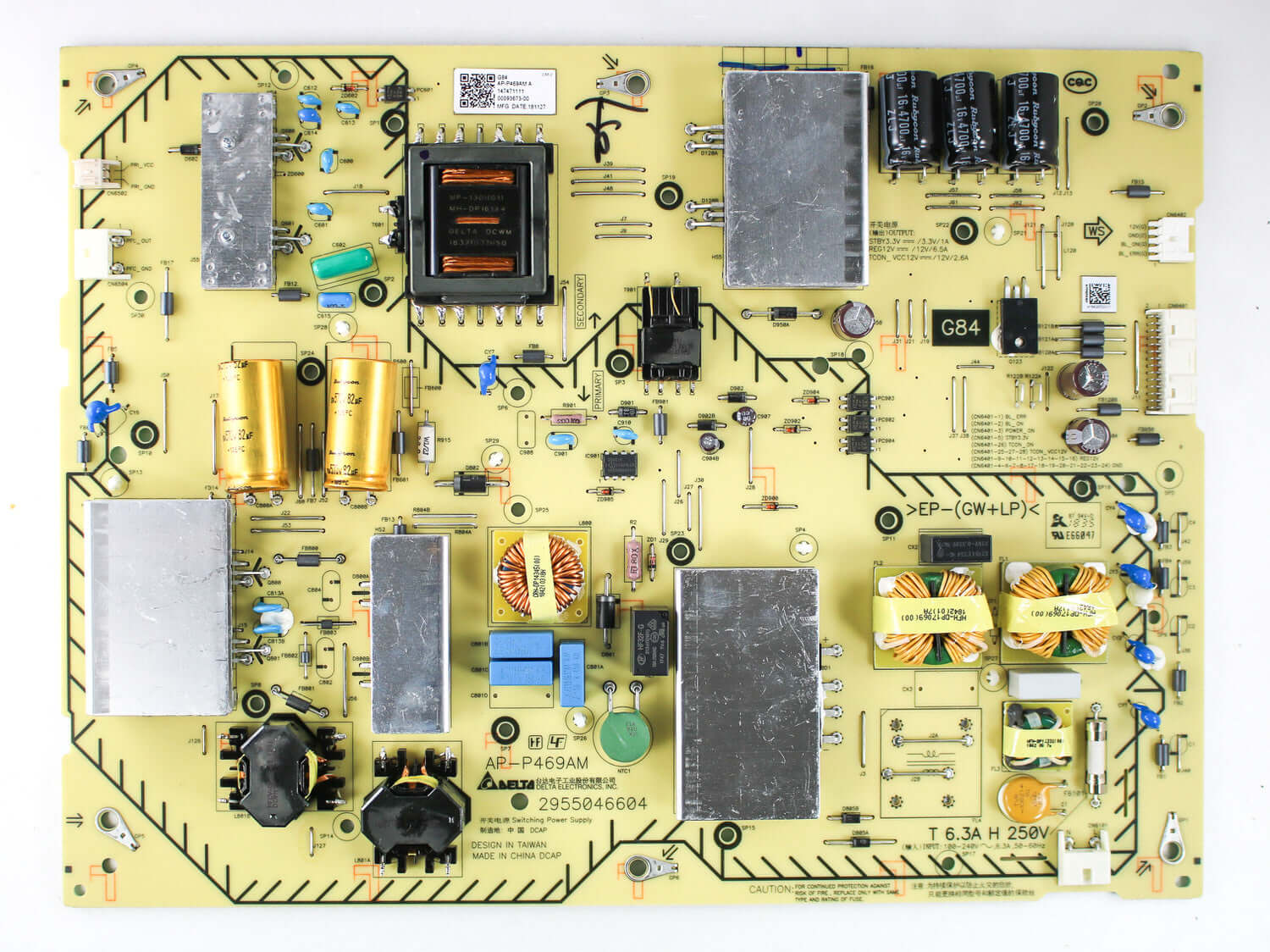 SONY 1-474-711-11 G84 Power Supply Board  