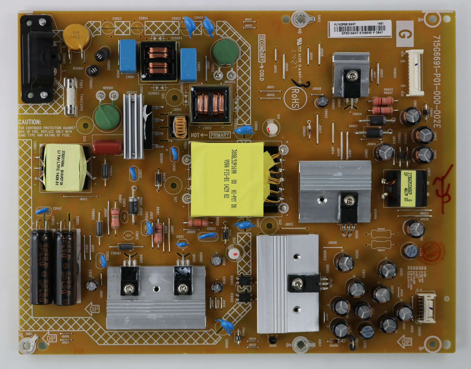 SONY 1-895-632-21 Power Supply / LED Board  