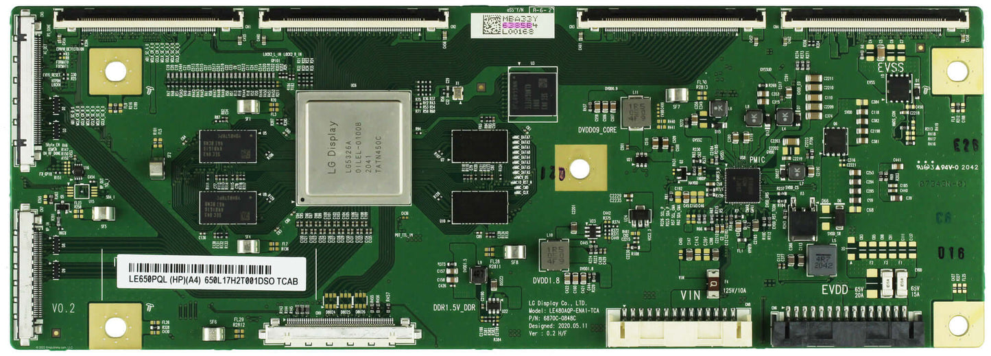 LG/Sony 6871L-6385B 6870C-0848C LE650PQL-HPA4 T-Con Board