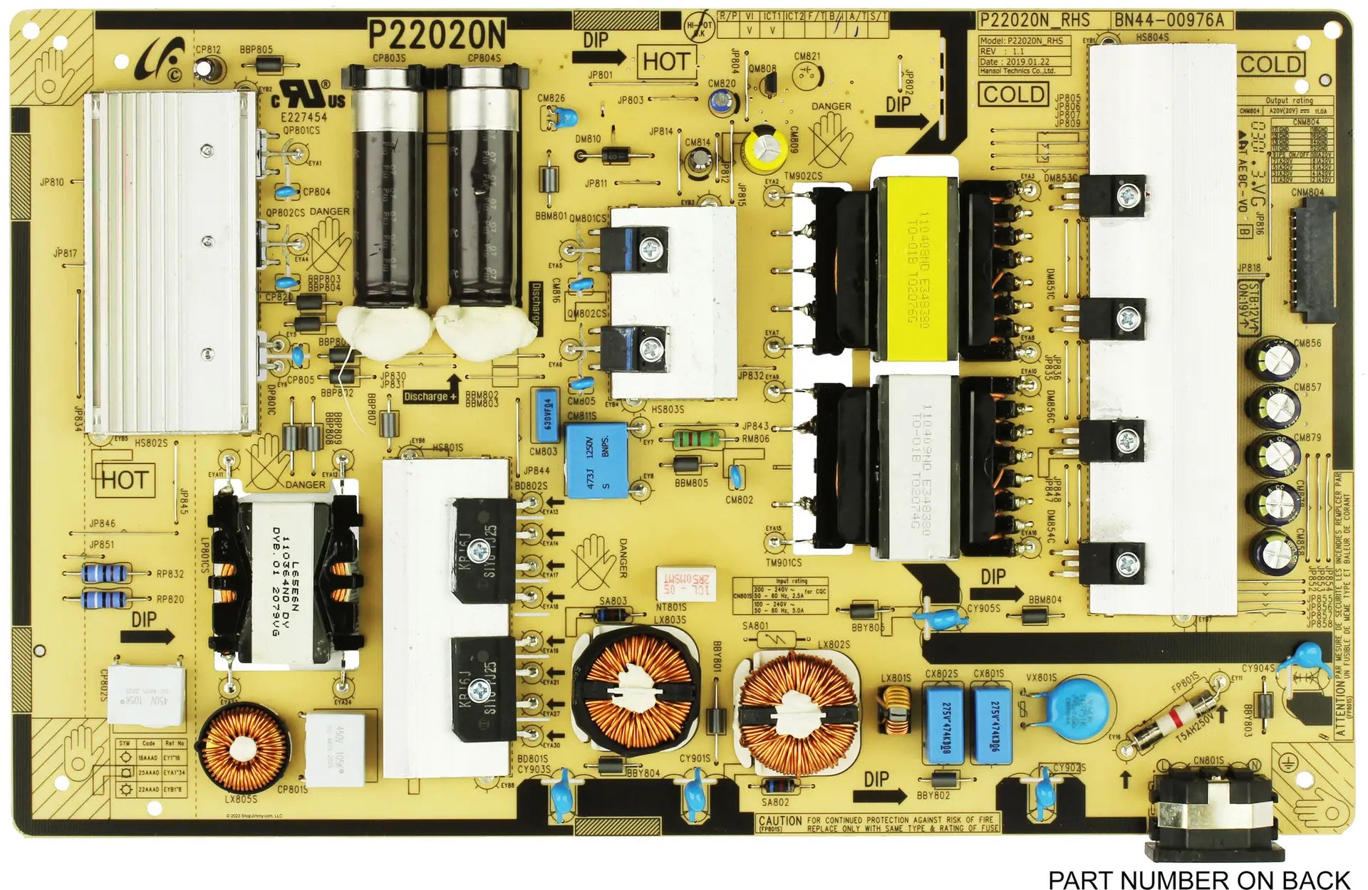 SAMSUNG BN44-00976A Power Supply