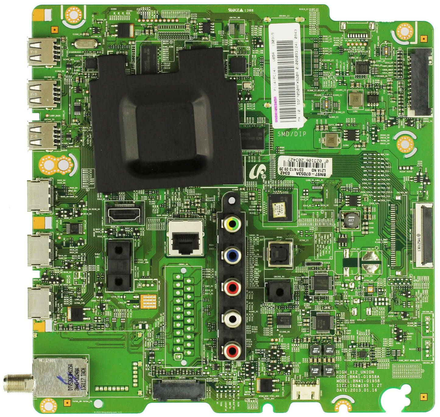 Samsung BN94-06345A Main Board for UN55F7050AFXZA Version TD01