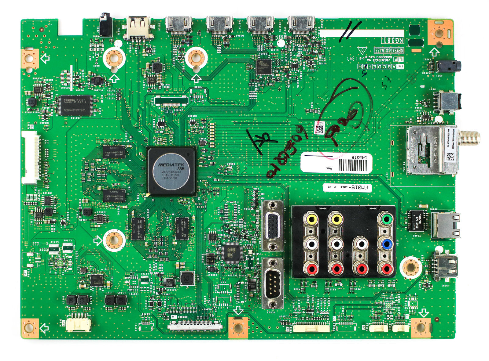 SHARP DKEYMF381FM01 Main Board  