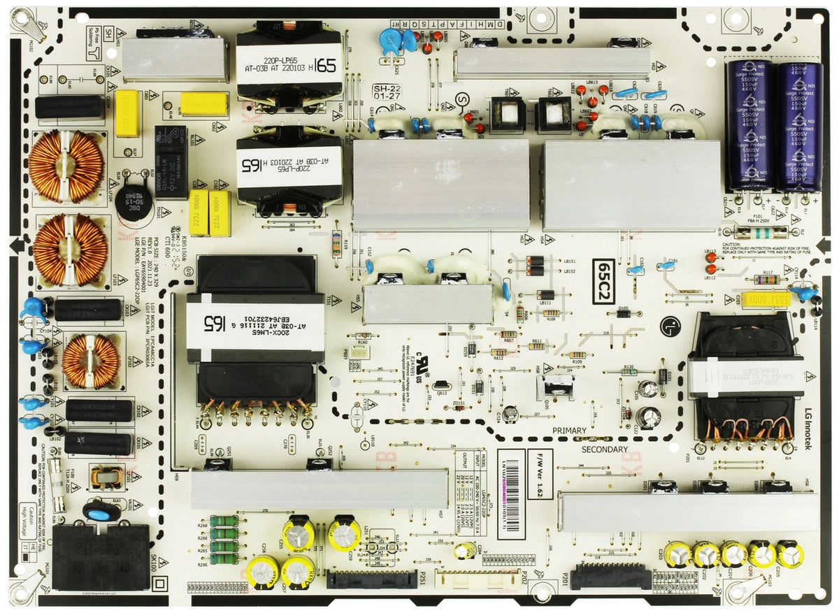 EAY65904022 LG Power Supply Board for OLED65C2PUA CUSQLJR