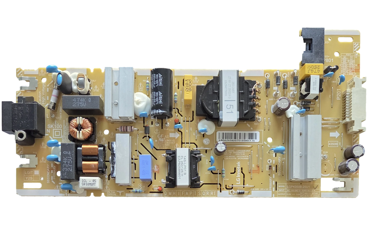 EAY65920751 LG Power Supply Board LGP4350B-25U1 for 43UA7100AUB 50UA7500ZUA 50UA7700AUA