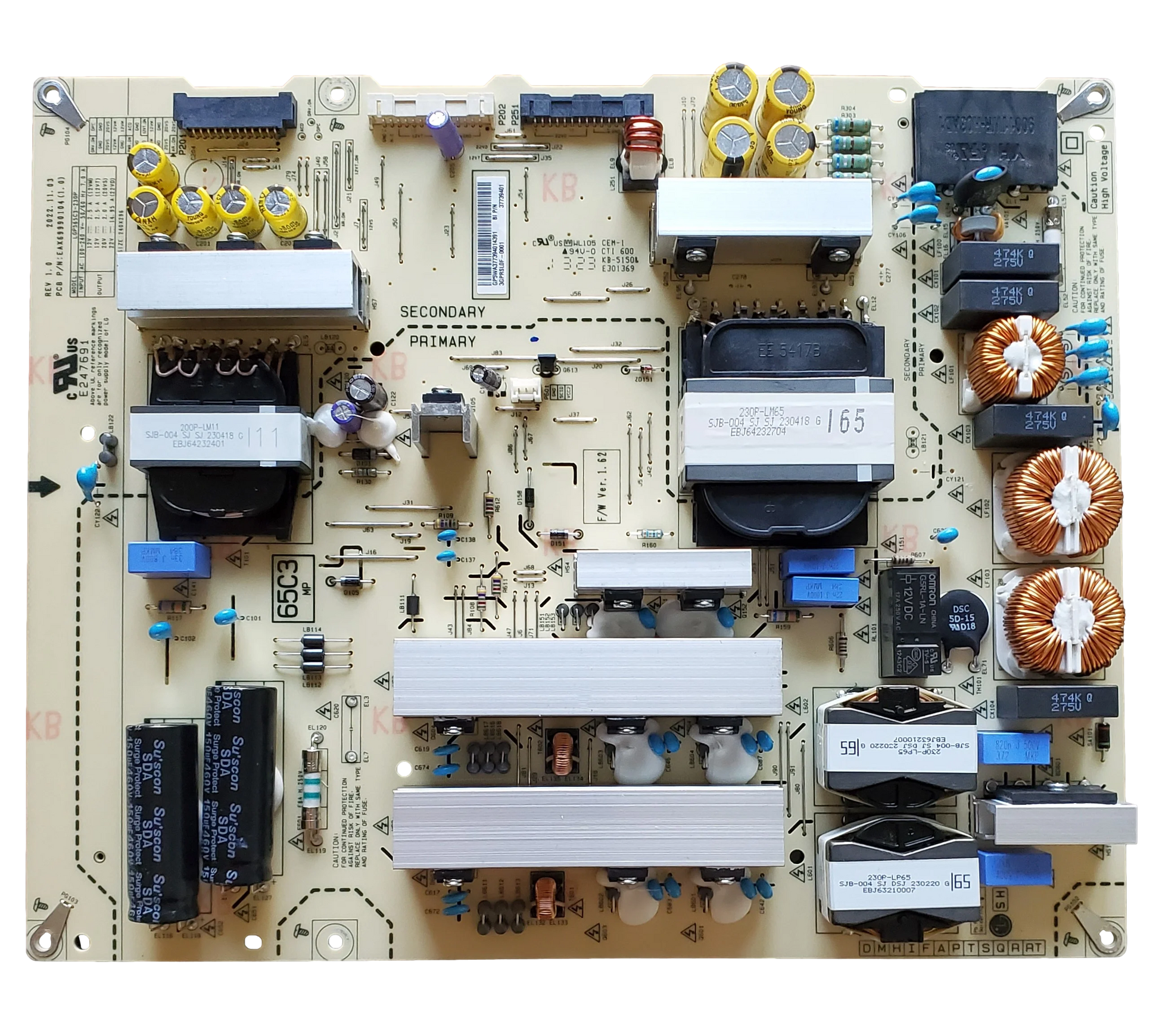 EBR37739401 LG Power Supply Board