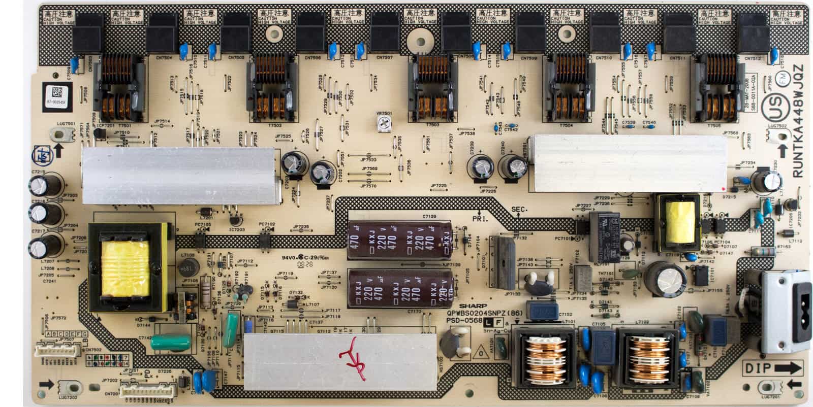 SHARP RUNTKA397WJQZ Power Supply  