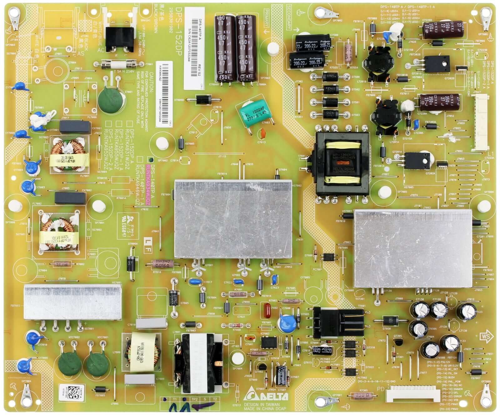 SHARP RUNTKA934WJQZ Power Supply
