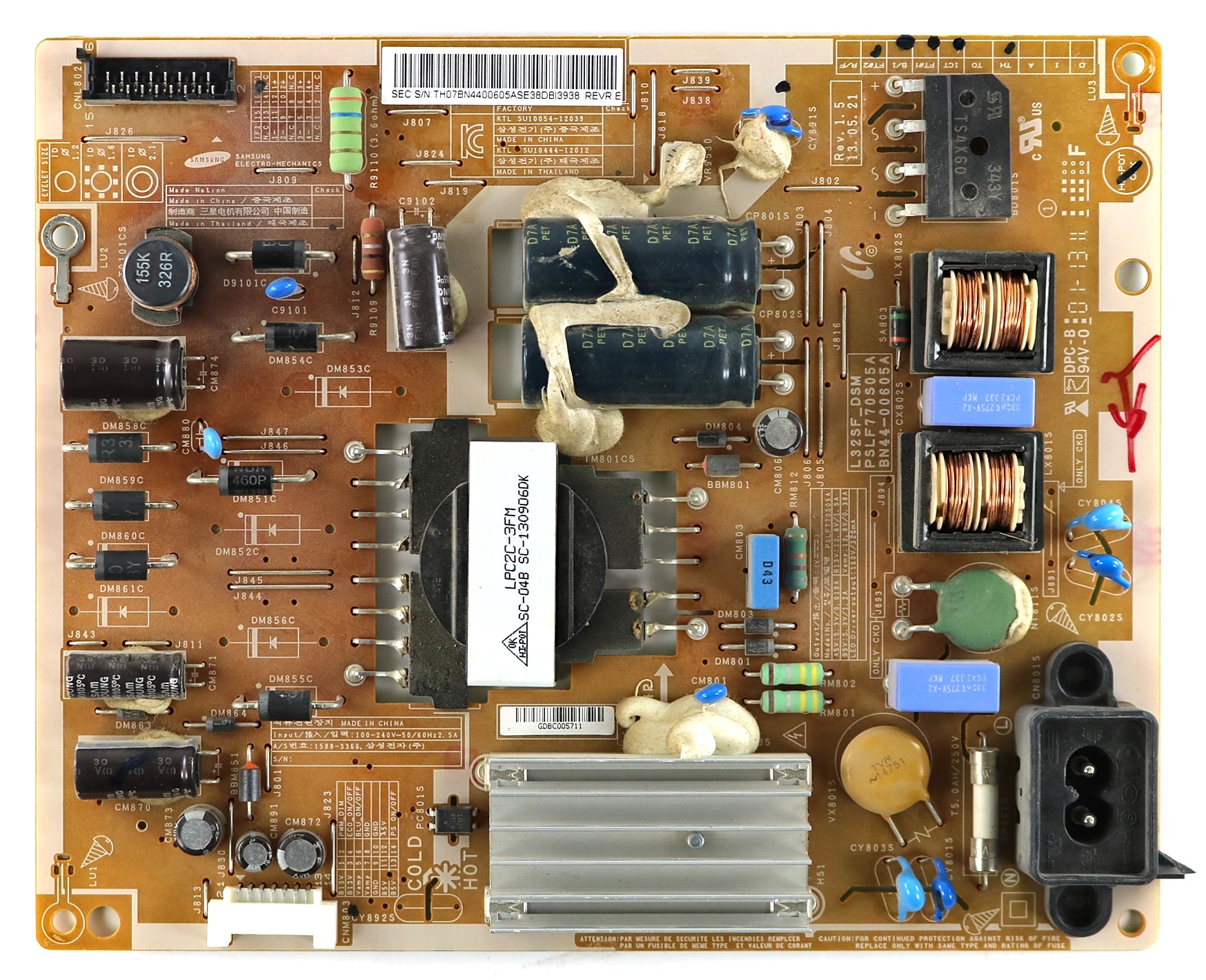 SAMSUNG BN44-00605A Power Supply