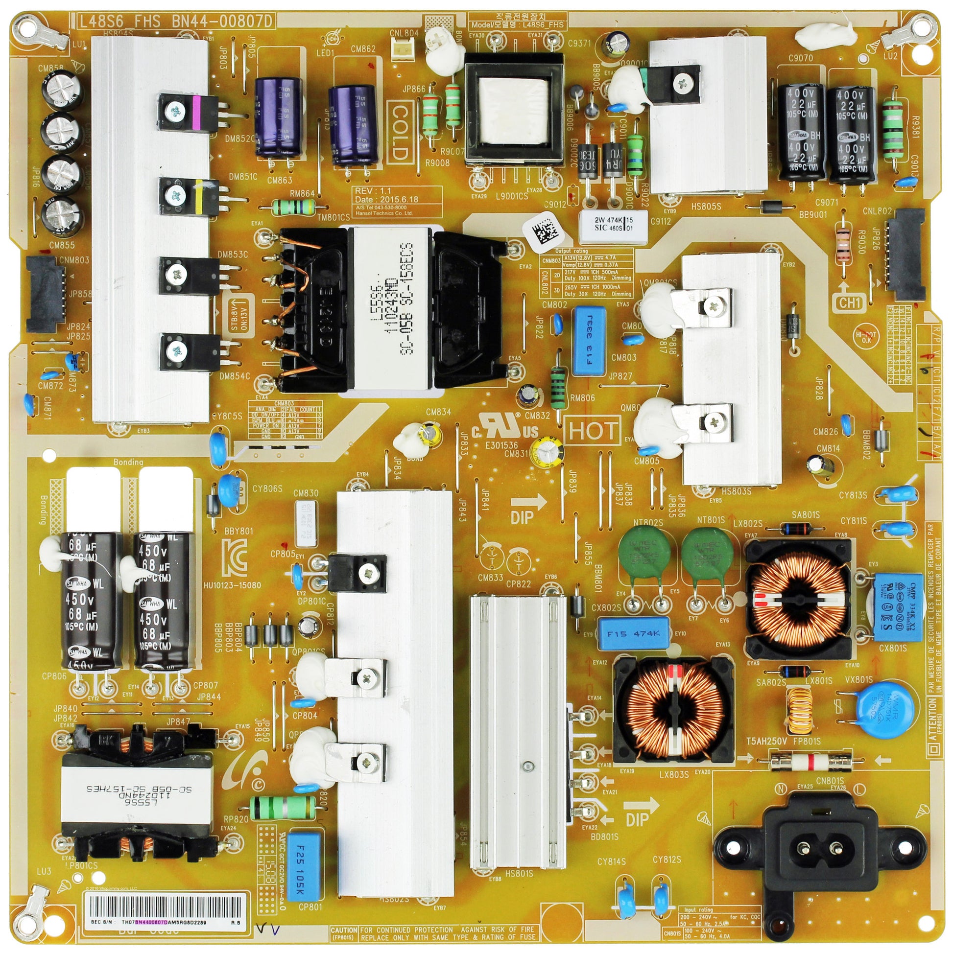 SAMSUNG BN44-00807D Power Supply