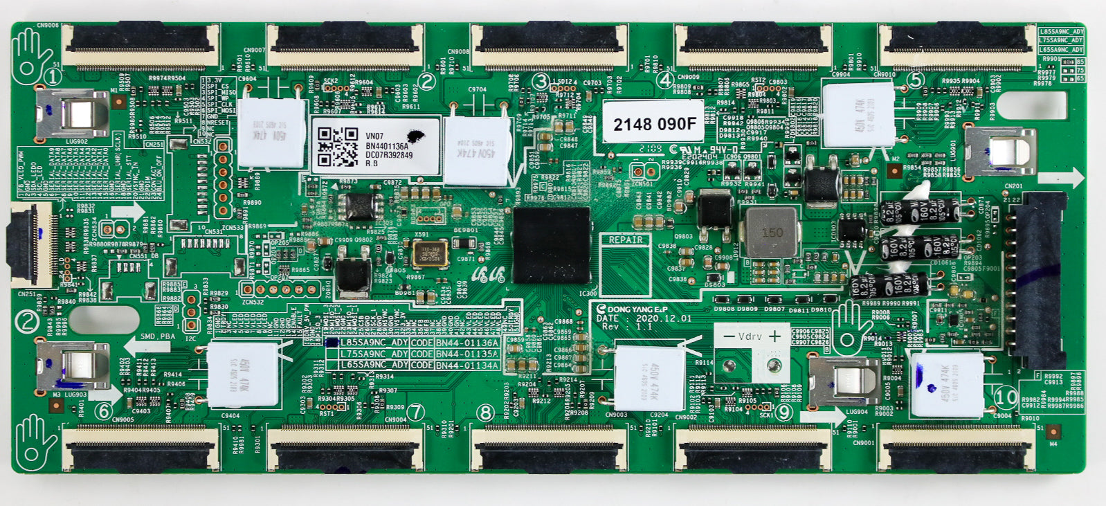 Samsung BN44-01136A L85SA9NC_ADY Led Driver for QN85QN90AAF, QN85QN85AAF