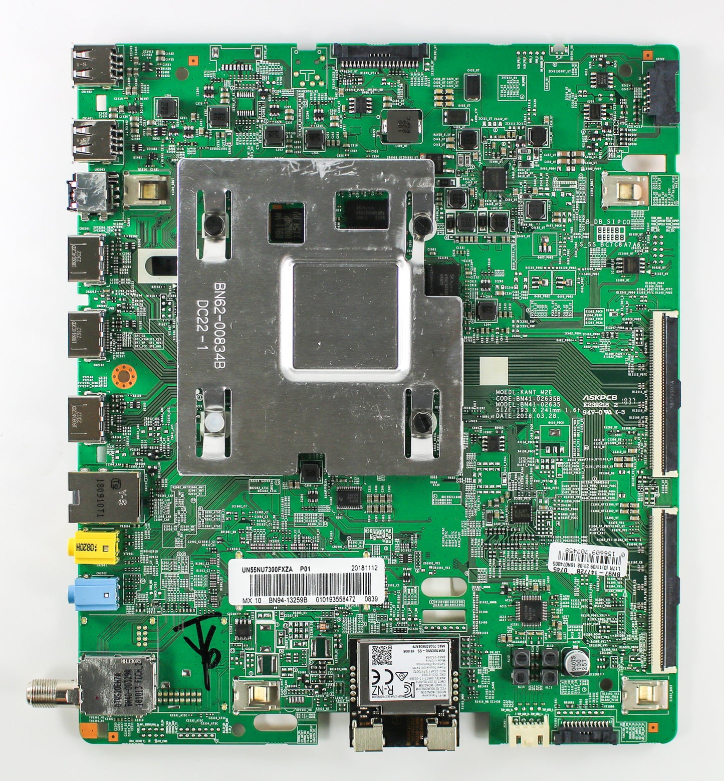 SAMSUNG BN94-13259B Main Board for UN55NU7300FXZA