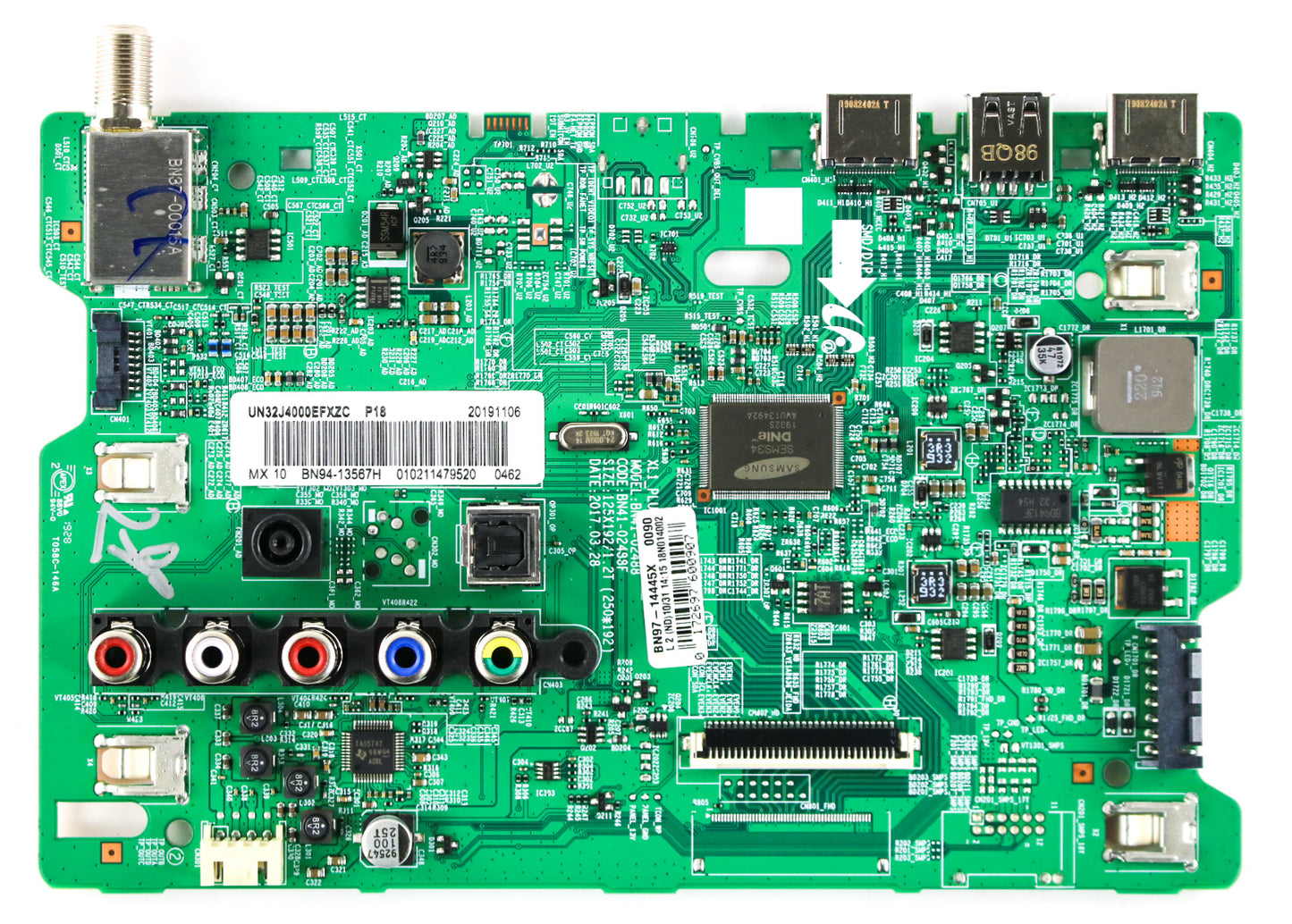 SAMSUNG BN94-13567H Main Board for UN32J4000EF