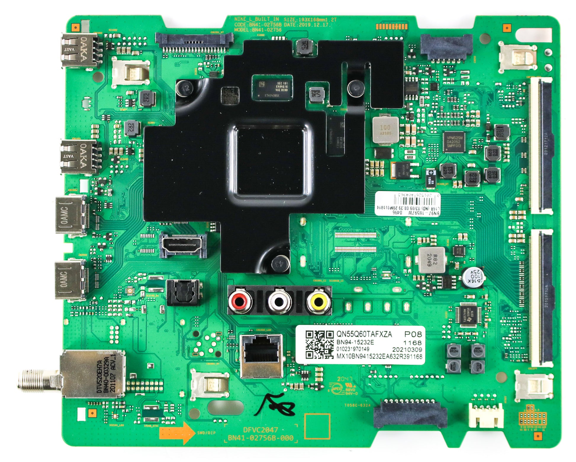 Samsung BN94-15232E Main Board for QN55Q60TAFXZA Version FB01