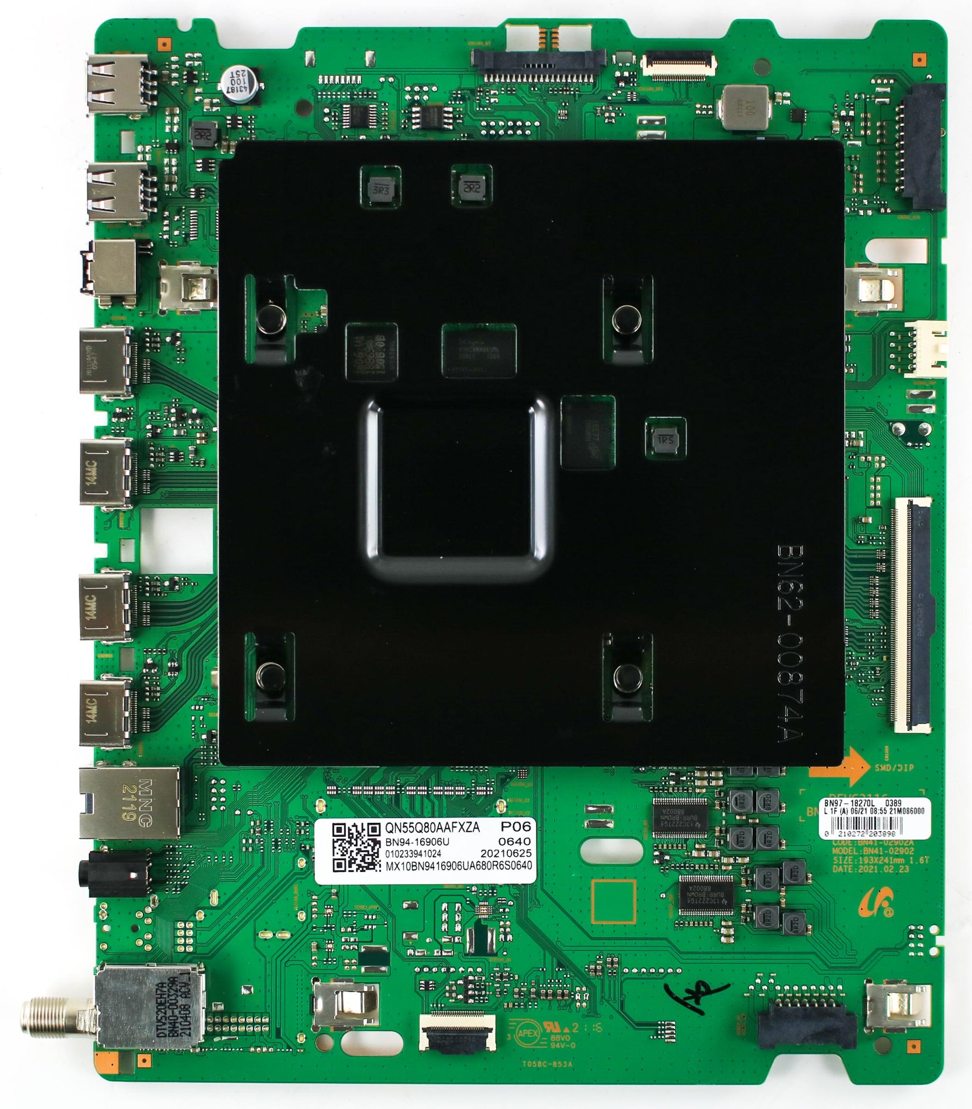 Samsung BN94-16906U Main Board for QN55Q80AAF Version BA01
