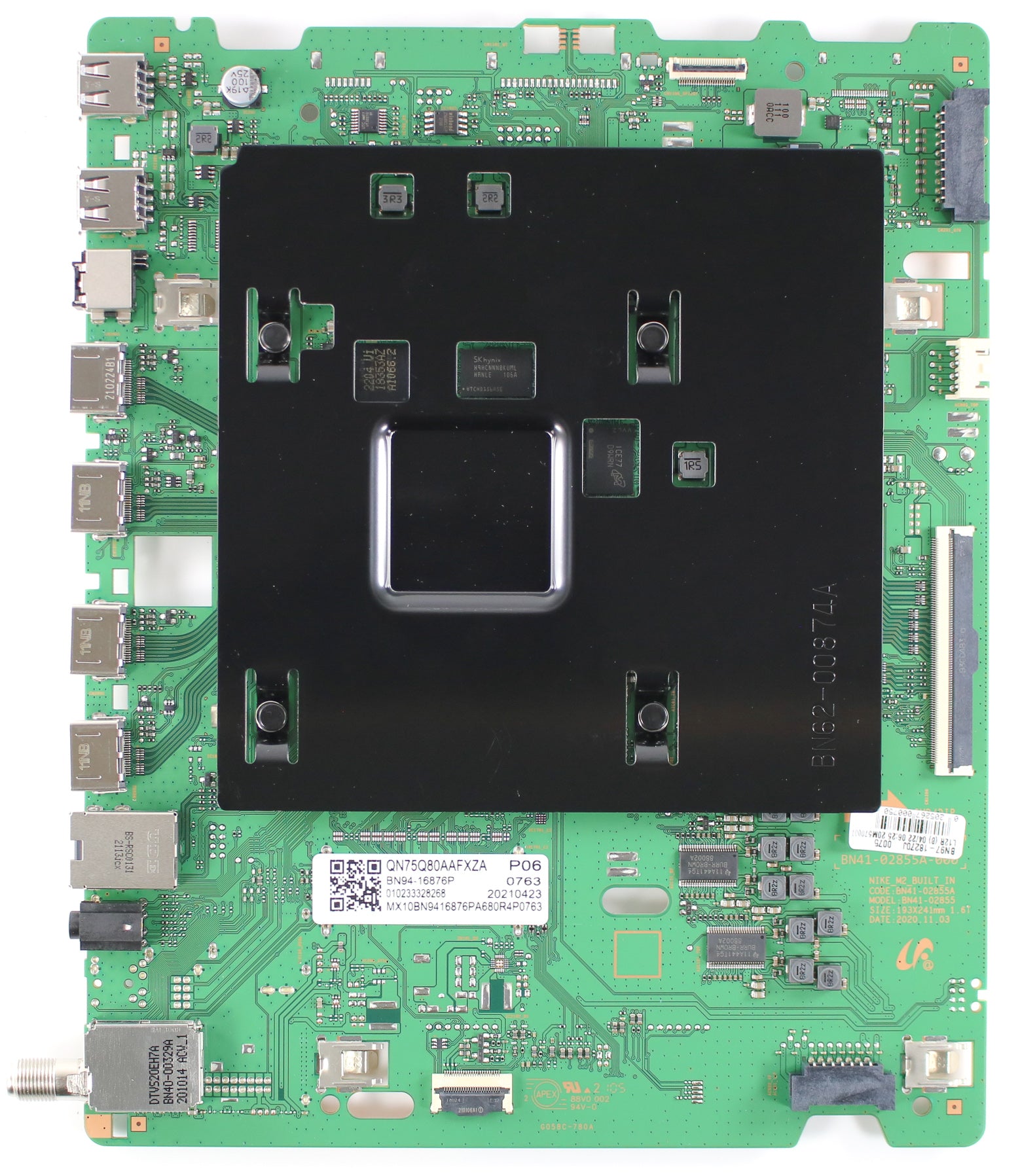 Samsung BN94-16876P Main Board for QN75Q80AAFXZA Version BA01