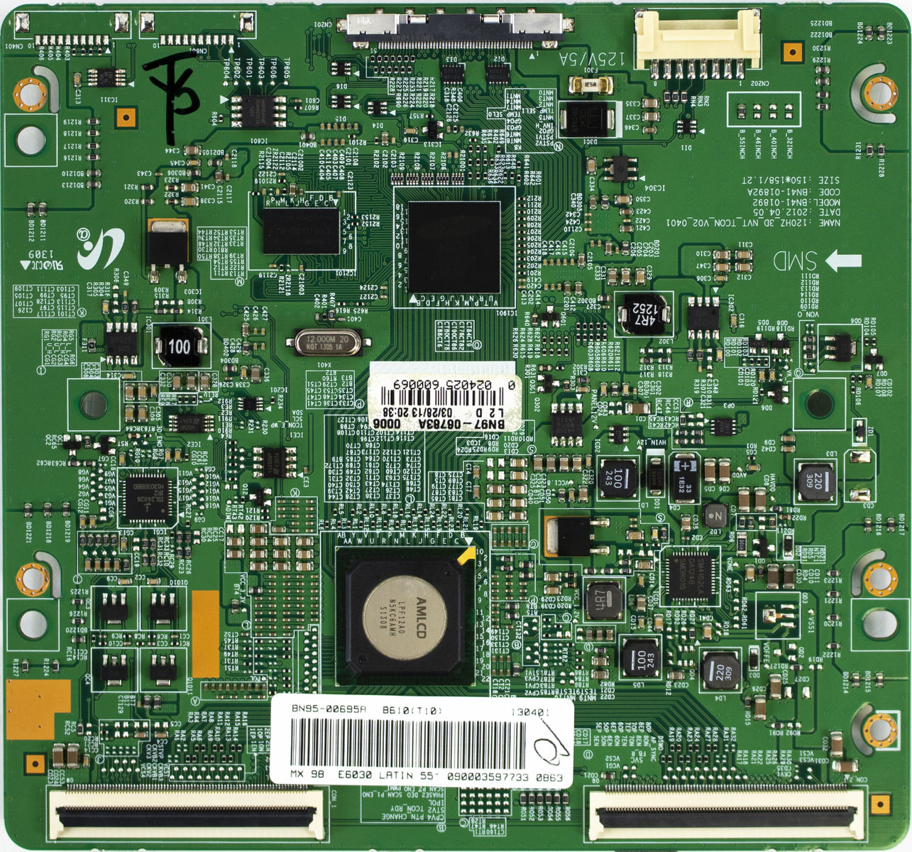 SAMSUNG BN95-00695A T-Con Board