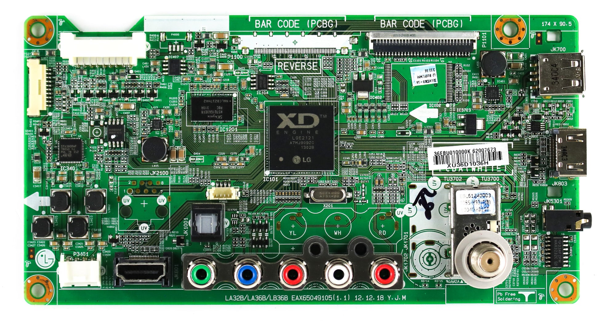 LG EBU62007673 Main Board