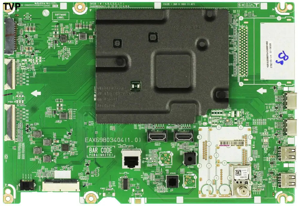 LG EBT66914502 Main Board for OLED55B2PUA DUSQLJR