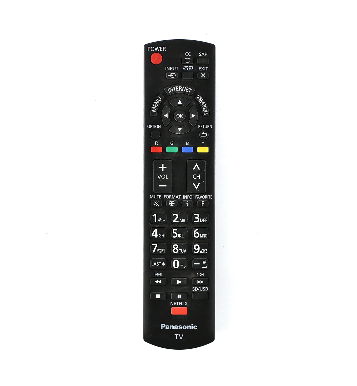 PANASONIC N2QAYB000778 Remote Control 3D