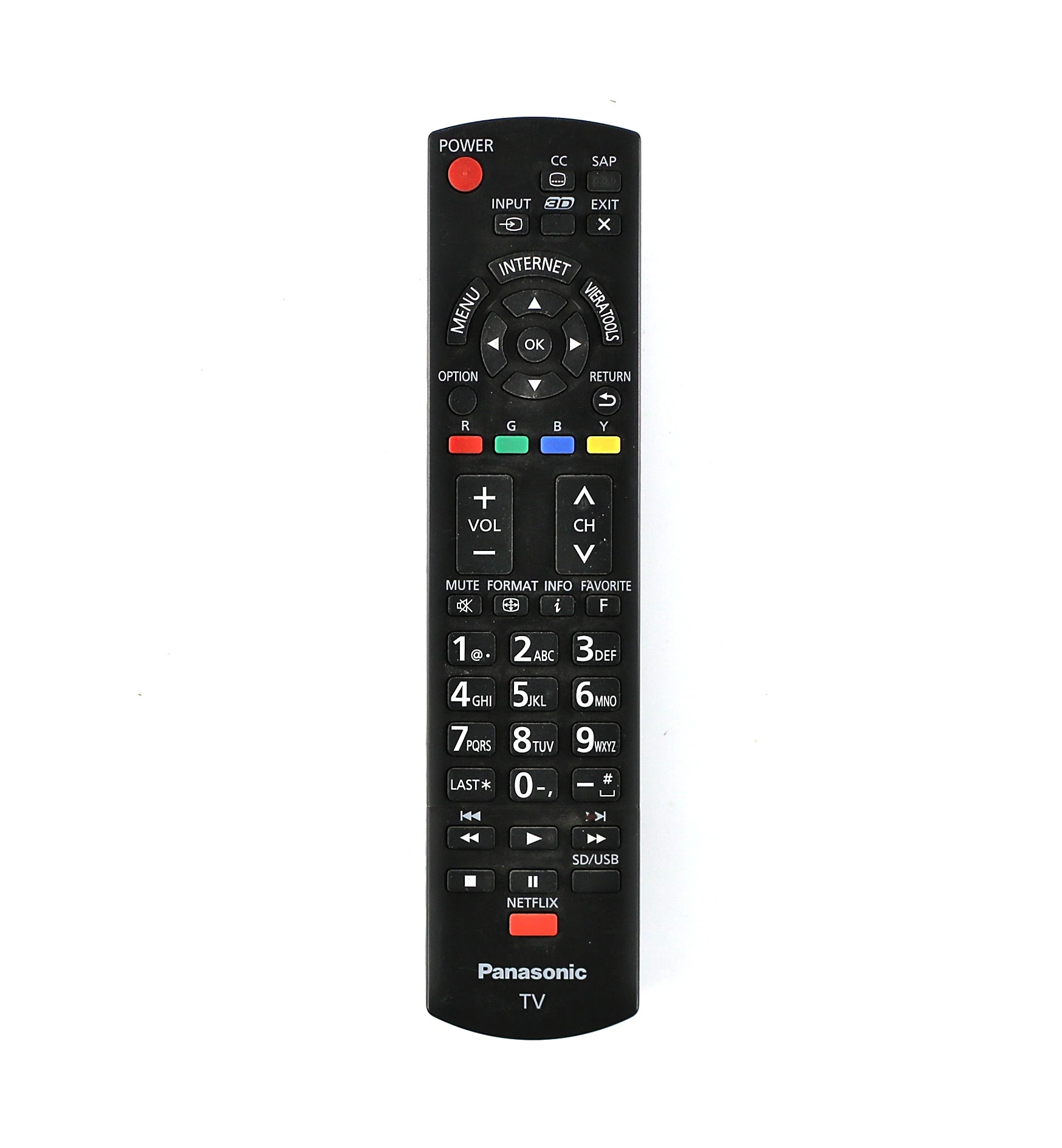 PANASONIC N2QAYB000778 Remote Control 3D