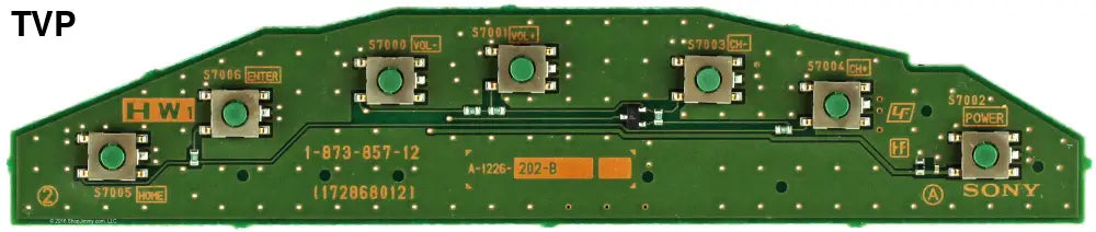 SONY A-1226-202-B HW1 Button Assembly