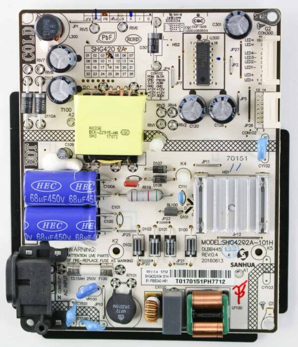 tcl 81-pbe040-h91 (hsg4202a04-101h) power supply