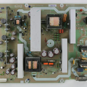 a circuit board with many small components