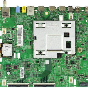 a green circuit board with many different components